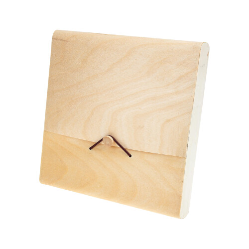 Elegant träförpackningsask för te för presenter1 set20x20x3 cm