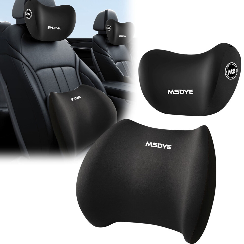 Ergonomic Car Lumbar & Neck Support Pillow Kit Â Adjustable, Breathable, Removable Cover, Compatible With Most Car Seats 9028731769240