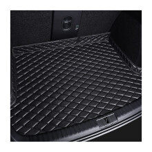 Custom Fit Car Trunk Mat for Suzuki Swift 20052013, All Weather Leather Cargo Liner, Non Slip, Raised Edge, Easy Clean