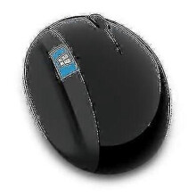 2024 Applicable To Microsoft Sculpt Ergonomic Mouse Wireless Win8 Ergonomic Mouse Mantou(black)