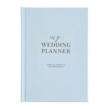Caderno de Planejamento de Casamento e Organizador: O Diário Completo para Noivos - Formato A5, Capa Dura, 1 Unidade, Azul