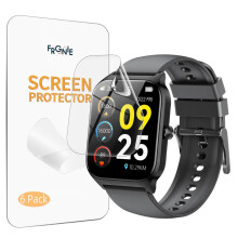 Smartwatch Screen Protector for P114 P125, Soft TPU Film, Full Coverage, Self Healing, 6Pack
