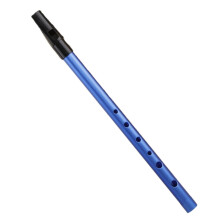Irish tin whistle metal 6-hole woodwind flute