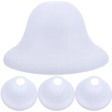 2pcs Plastic Lampshade Replacement Flat Lampshade Chandelier Pendant Light for Nightstand Simple Pendant Light Shade