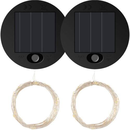 6Pcs Solar Light Replacement Top LED Solar Panel Lantern Lid for Outdoor Hanging Lanterns IP65 Waterproof 2