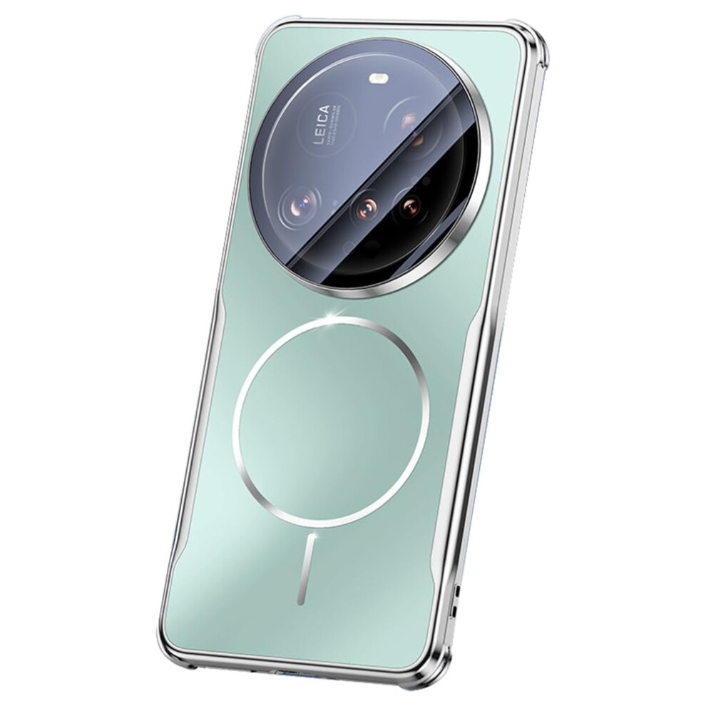 Case Magnetic Wireless Charging Shockproof Frosted Cover With Camera Lens Protection For Xiaomi 15 Ultra Green 9771547583813