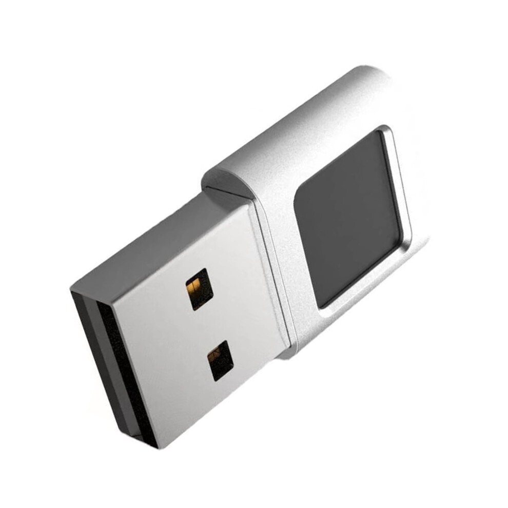 Metallic Usb Fingerprint Reader For Windows 8/10/11 (Driver-Free For Win 10/11), Security Key Biometric Scanner For Password-Free Login 9479868919259