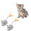 (2pcs) Plush Simulation Mouse Cat Pet Teasing Interactive Toy - Pjun 1