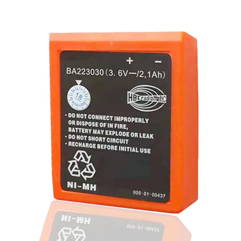 3.6V Ba223030 Rechargeable Battery 2100Mah For Hbc Crane Remote Control, Reliable Long Life Power 9771547580409