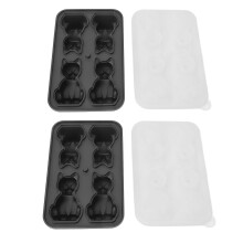 2-Pack 3D Cat Silicone Ice Cube Tray – Reusable, Non‑Toxic, Easy Release – Perfect for Whiskey, Cocktails & Desserts