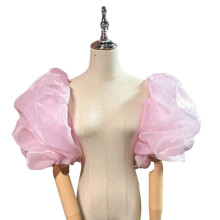Removable Sleeves Wedding Dress Elastic Arm Covers Puff Sleeves For Bride Dress