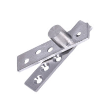 1Pc Up Down Shaft Eccentric Hinges for Cabinet Installation Wardrobe Door Hinges 29.5x0.7x0.6in