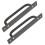 MLINS 2 PCS Door Handle Push Pull Handles for Aluminum Hardware Pulls Black 1