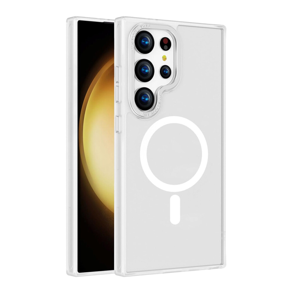 Magnetic Wireless Charging Shockproof Slim Antifingerprint Matte Cover Case For Samsung Galaxy S25 White 9092120204681