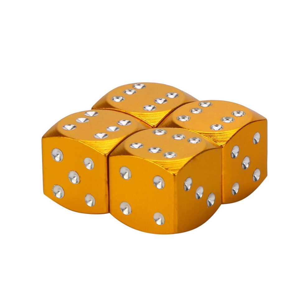 4Pcs Dice Shape Car Truck Wheel Tire Air Valve Stem Cover Dust Cap Bicycle Valve 9479868988132