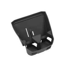 X3 Wireless Car Charger Pad with Non Slip Silicone Grip, Fast Charging Cup Holder Mat Black