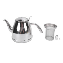 Stainless Steel Gooseneck Teapot 1.5L