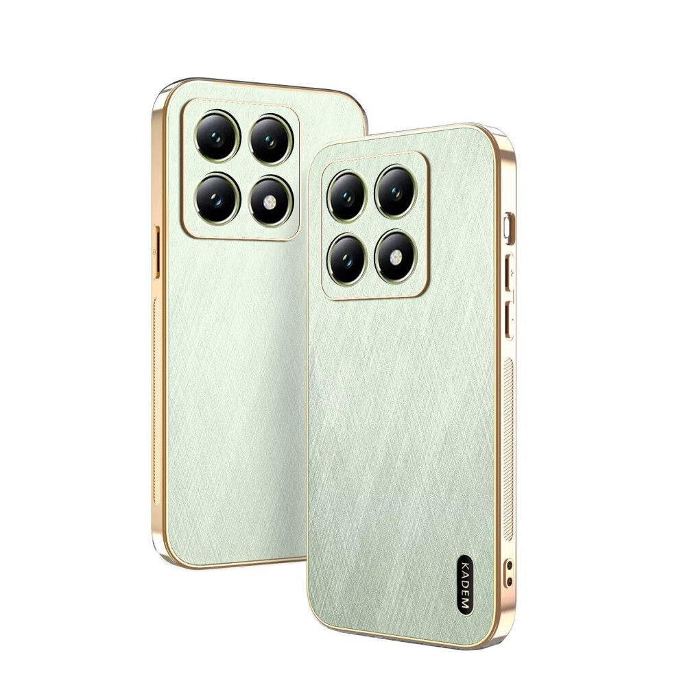 Magsafe Compatible Case For Google Pixel 6A, Slim Shockproof Tpu Pu Cover With Electroplated Metallic Edge, Green 9092120208504