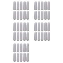Agitador Magnético de PTFE de 50 Piezas Barra de Agitación Barra de Laboratorio Placa de Agitación Imán Varilla de Agitación Magnética (7X25Mm)