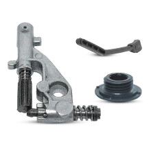 Oil Pump Pressure Line Kit with Pump Gear for 455 Rancher 455E 460 Chain Saw Replacement 544180104, 537261501