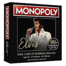 (5) The King of Rock Roll 90th Anniversary Monopoly Board Game Collector\'s Edition with 8 Theme Designs