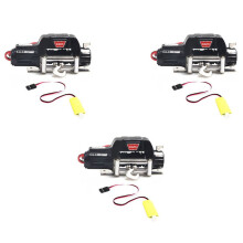 3X Metal Automatic Winch with 3CH Control for 1/10 RC Crawler Car Axial SCX10 TRX4 Upgrade Accessories,2