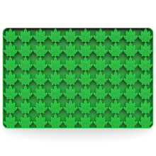 Cavity Leaf Silicone Molds - Food Grade 3D Leaf Molds for Chocolates, Gummies, Cake Decorations, and Snacks Green