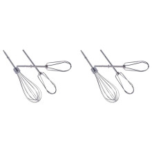 2X W10490648 & KHMPW Vispar för Handmixertillbehör Tillbehör, Turbovispar, Grädde, Gör Mousse