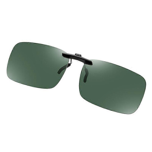 (Green) Polarized Sunglasses For Spectacle Wearers Oversized Sunglasses With Glasses Case For Men
