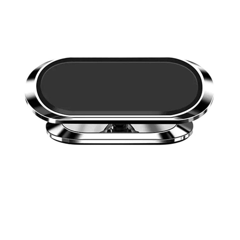 Magnetic Car Phone Holder Metal 360 Rotatable Air Vent Mount With Secure Hold And Onehand Operation Silver 9092120207071