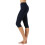 Plus Size Essential Basic Bomuld Spandex Stretch Leggings Under Knæene 15" Længde 1