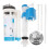 Toilet Flush Repair Kit | Complete Fill Valve Replacement & Conversion System with Float Components 1