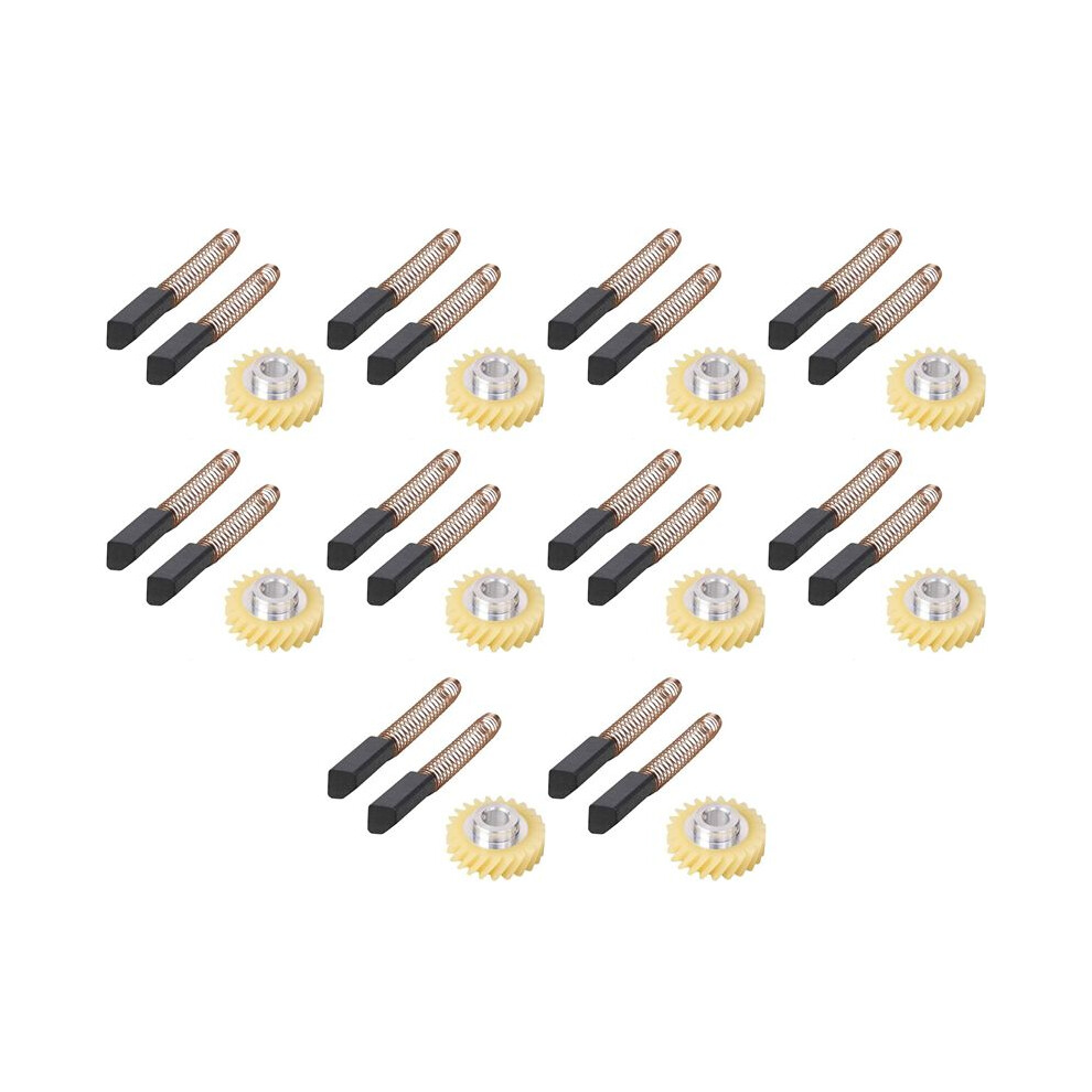 Typecat 30X W10112253 9706416 Motor Brush W10380496 4162897 Mixer Worm Drive Gear For Stand & 20X Motor Brushes