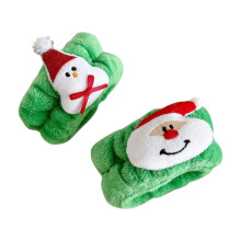 DAMAI Christmas Makeup Headband & Wristband Set with Hair Clips – Spa, Skincare, Face Washing, Glitter Star Hair Accessories, Stocking Stuffer Gifts