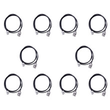 10X RF UHF VHF Radio Coaxial Antenna Cable BNC Male to UHF SO239 RG-58u MILSPEC Coax Mobile to Base Antenna 3 Ft