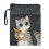 Cat Triangle Ruler Book Sleeve – Polyester, Zip Closure 1