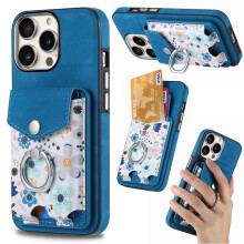 Leather Wallet Case with Magnetic Card Holder, Shockproof TPU Bumper, Foldable Stand for Samsung Galaxy A04E
