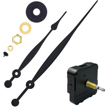 Wall Clock Motor with Long Clock Hands Set Long Shaft High Torqued Quartzs Clock Movement Home Decors Clock Repair Kits