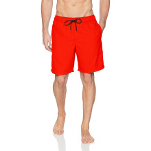 badebukser herre sportsnet strandshorts tørre hurtigt med inderside fritidsbukser herreshorts herre badetøj herre badebukser orange + XL