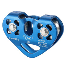 30kN Cable Trolley Pulley with Bearing Climbing Caving Aloft Work Rescue