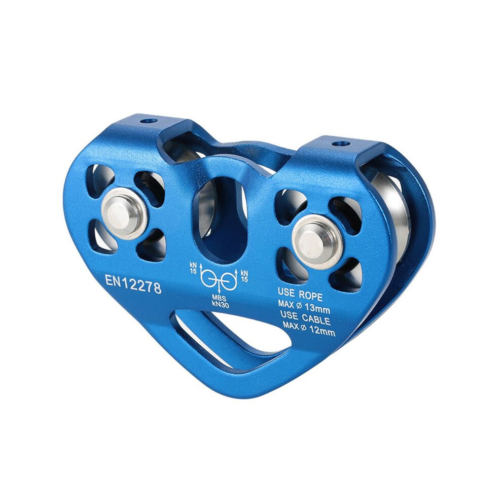 30Kn Cable Trolley Pulley With Bearing Climbing Caving Aloft Work Rescue 6034253253528