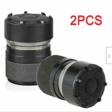 2 stk. mikrofonudskiftningspatronkapsel til reparation af kompatibel med Shure Wireless SM58Type Mic