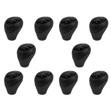 10X Auto Parts Leather Automatic Gear Shift Knob Lever Shifter for Fortwo Roadster 450 451 Fortwo