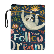 Book Cover Sleeve – Polyester Zip Case for Textbooks &
