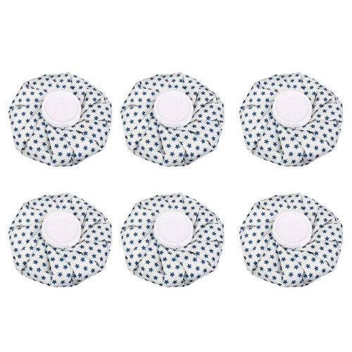 6X IspåSe för Pain Relief 9 Tum Pentacle, Vit