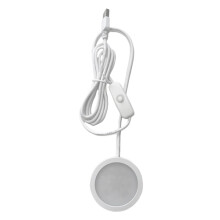 LED-lampe til underskab, Puck-lys med rund base, USB-spotlight til natborde, 3W, 5V, USB-belysning