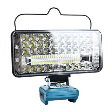 Lanterna de trabalho sem fio para camping, lâmpada LED portátil, luz arquitetônica.