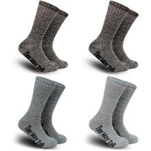 PUMIER Men's Merino Wool Hiking Socks Thermal Crew Winter