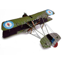 Uitdagend doe-het-zelf papieren vliegtuigmodel voor ervaren modelbouwers - British Airco DH.2 eenzits dubbeldekker
