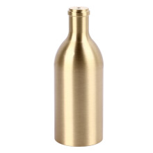 Messing tandstikker etui flaskeformet tandstikker dispenser metal tandstikker opbevaringskrukke tandstikker spand organizer til hjemmet hotel